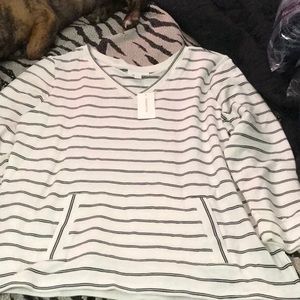 Charter club long sleeve stripe shirt